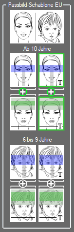 Passbild-Menü